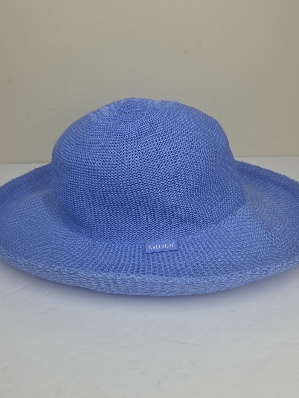 Wallaroo Hat Company Victoria Fedora Sun Packable Periwinkle Blue One Size